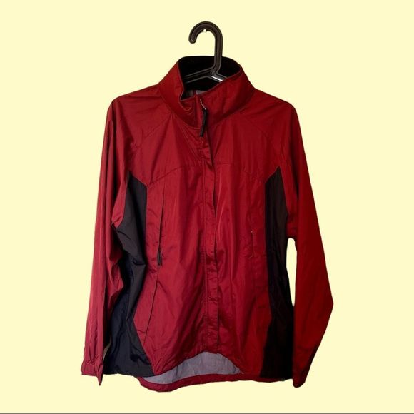 Port Authority Ladies Windbreaker Red Jacket L - Picture 1 of 4